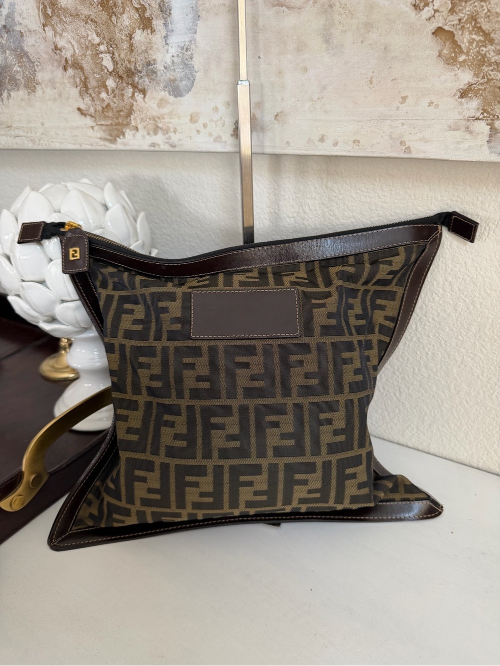 Fendi Zucca pouch